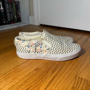 Vans Kids Cute Pattern Slip Ons